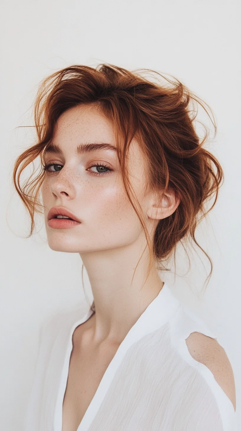 Effortless Elegance: The Textured Loose Updo