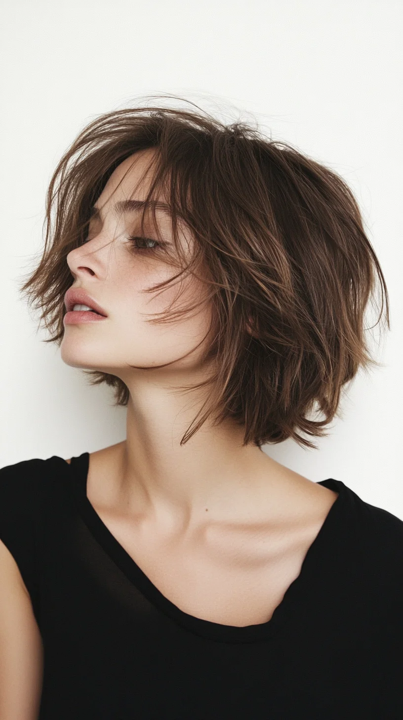 Effortless Elegance: The Tousled Bob