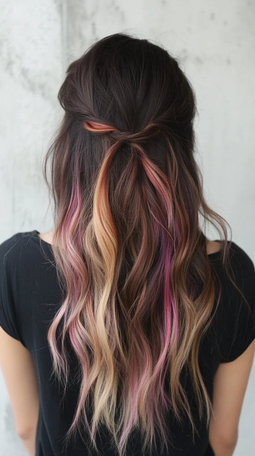 Effortless Elegance: The Trendy Ombre Half-Up Hairstyle