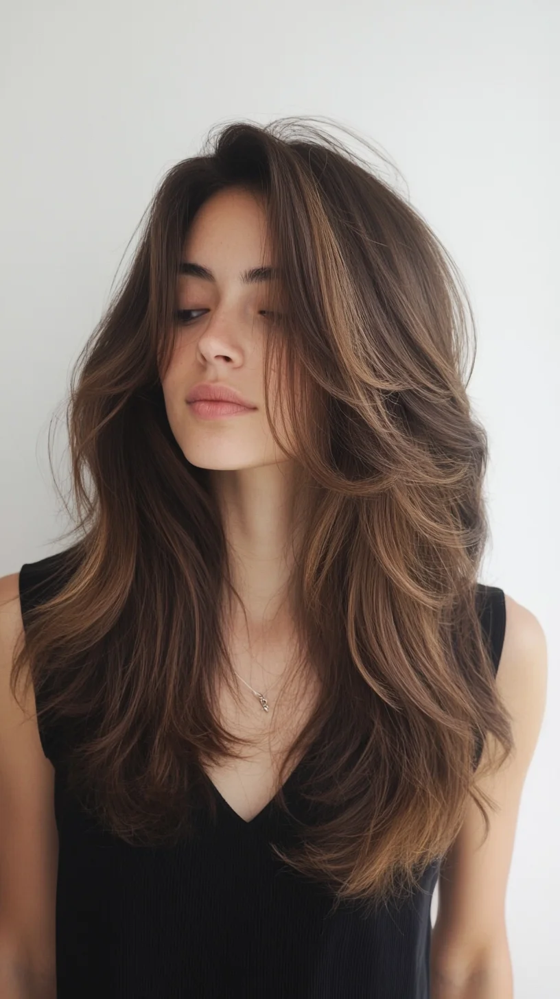 Effortless Elegance: The Voluminous Layered Mane