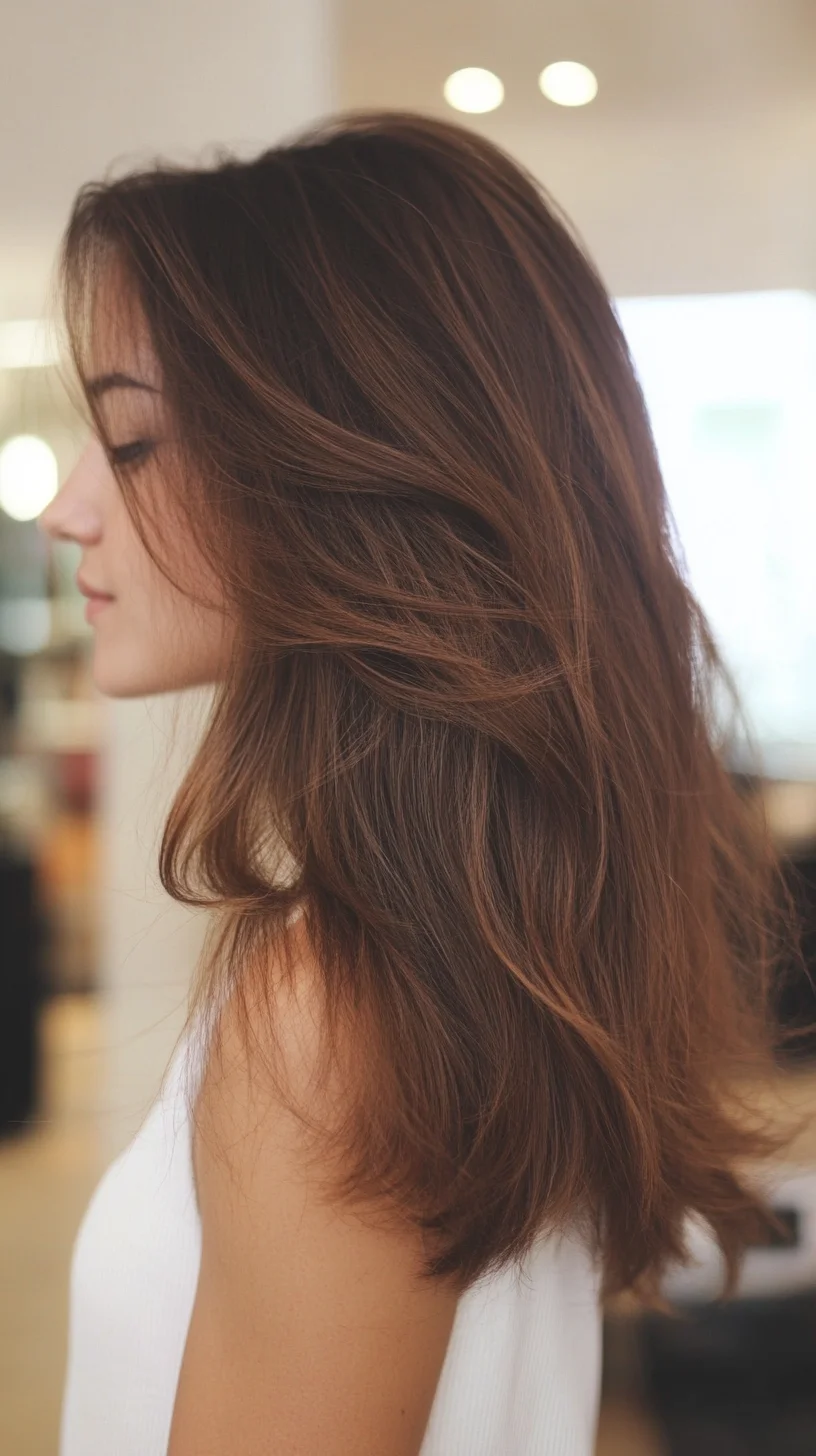 Effortless Glam: The Bouncy Layered Mane