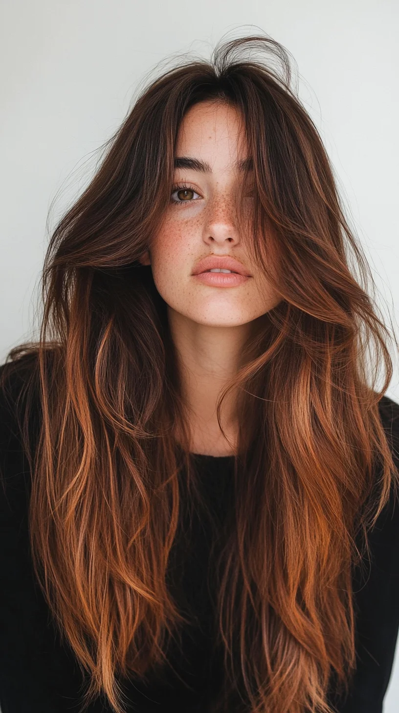 Effortless Ombre Waves The Perfect Blend of Texture and Rich Color