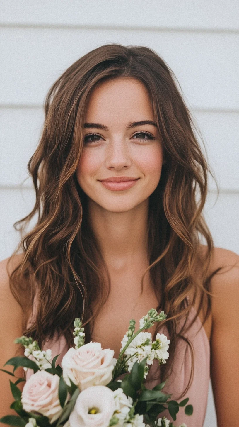 Effortless Waves A Timeless Boho-Inspired Hairstyle