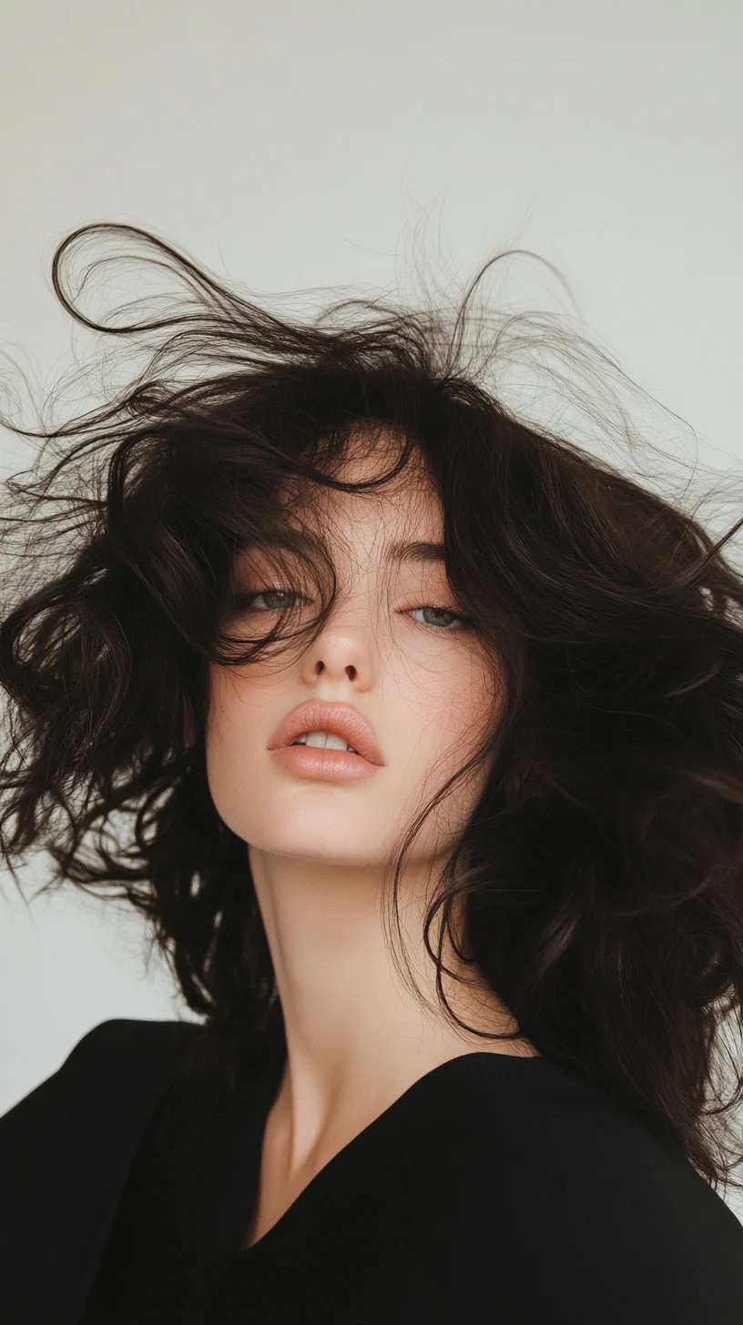 Effortless Waves Embrace the Natural Volume and Texture of Tousled Hair