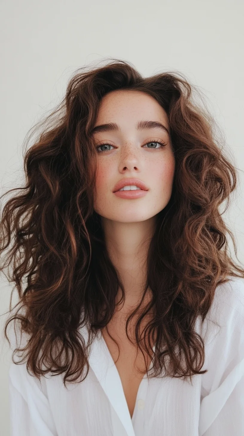 Effortless Waves Embrace Your Natural Curls with Style!