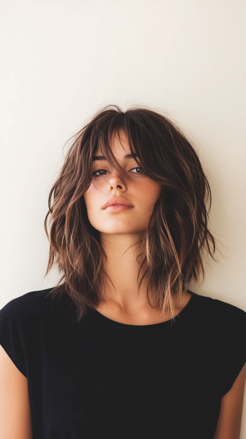 Effortless Waves The Chic Shoulder-Length Lob