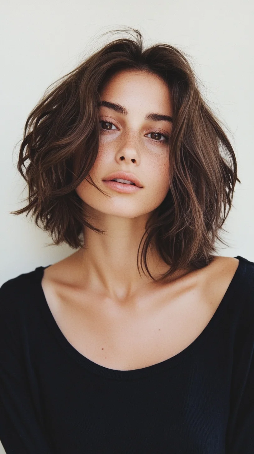 Effortless Waves: The Chic, Tousled Bob