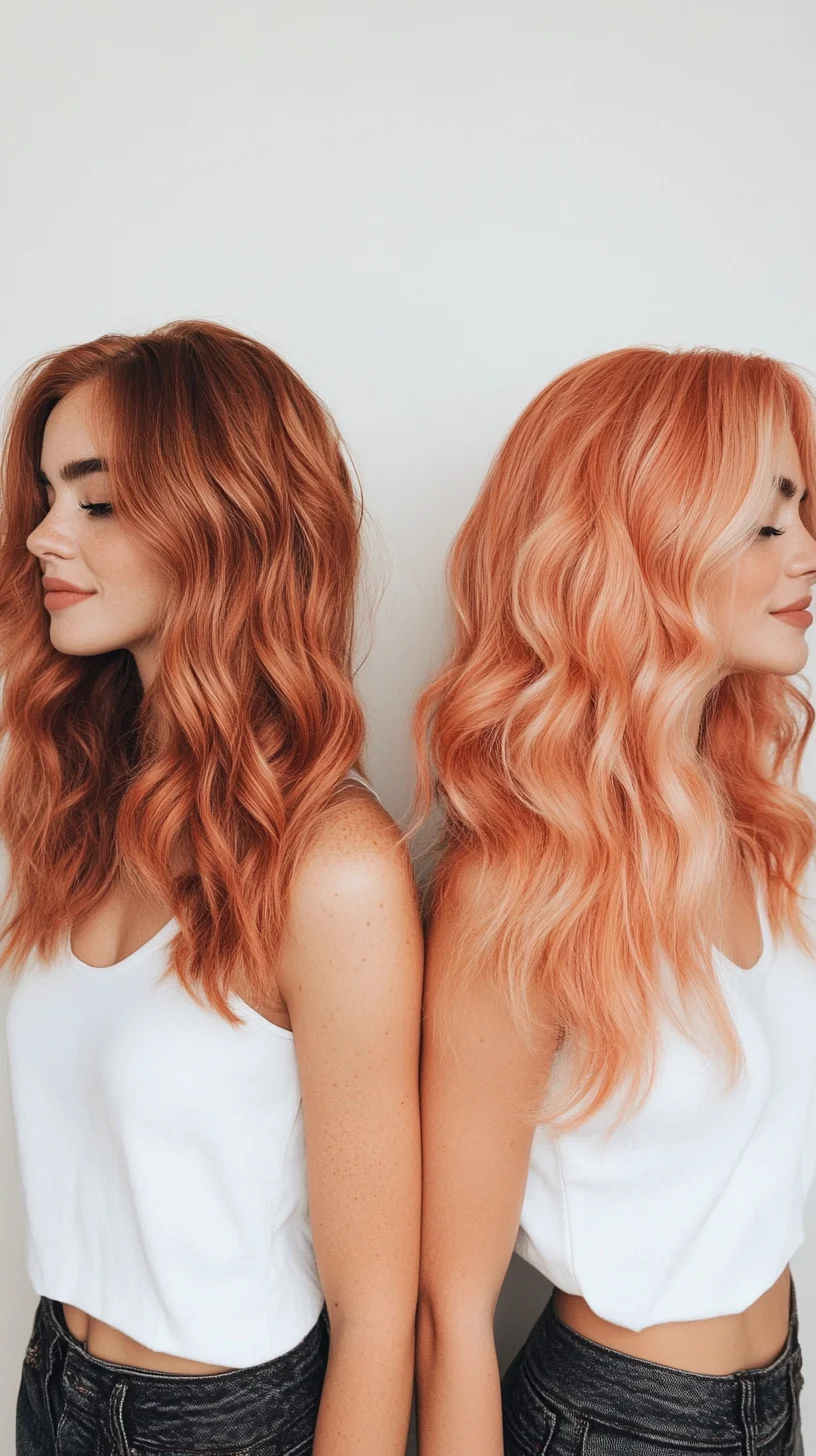 Effortless Waves: The Perfect Blend of Warm Tones and Textured Styles