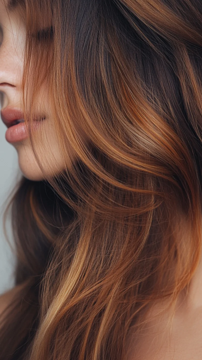 Effortless Waves: The Perfect Blend of Warm Tones and Soft Texture