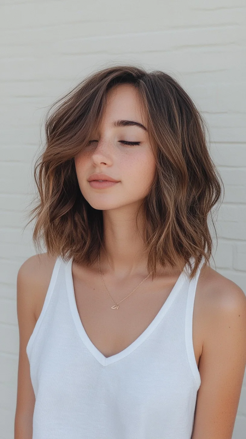 Effortless Waves The Perfect Casual-Chic Lob