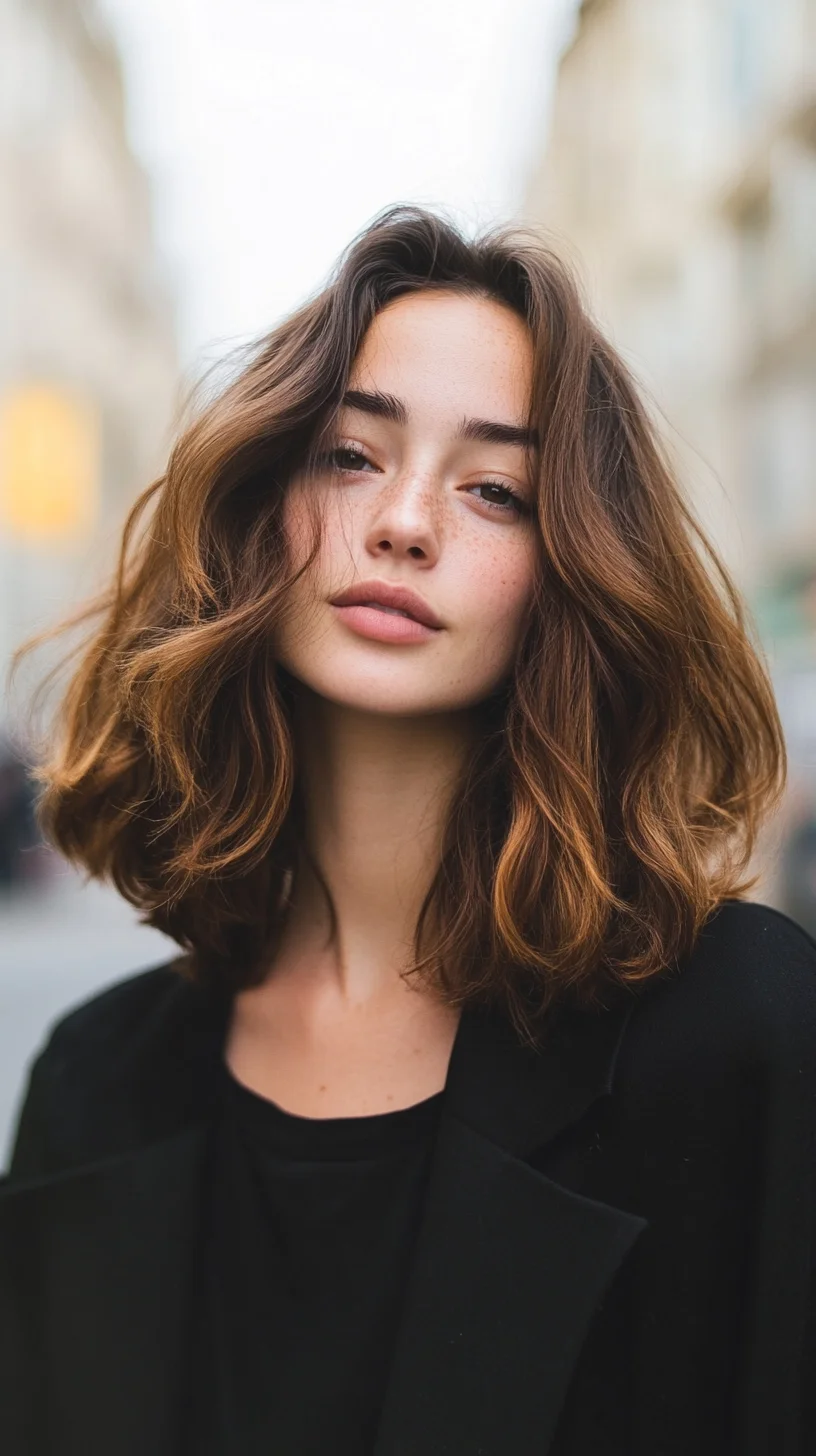 Effortless Waves The Perfect Mid-Length Hairstyle for Every Occasion