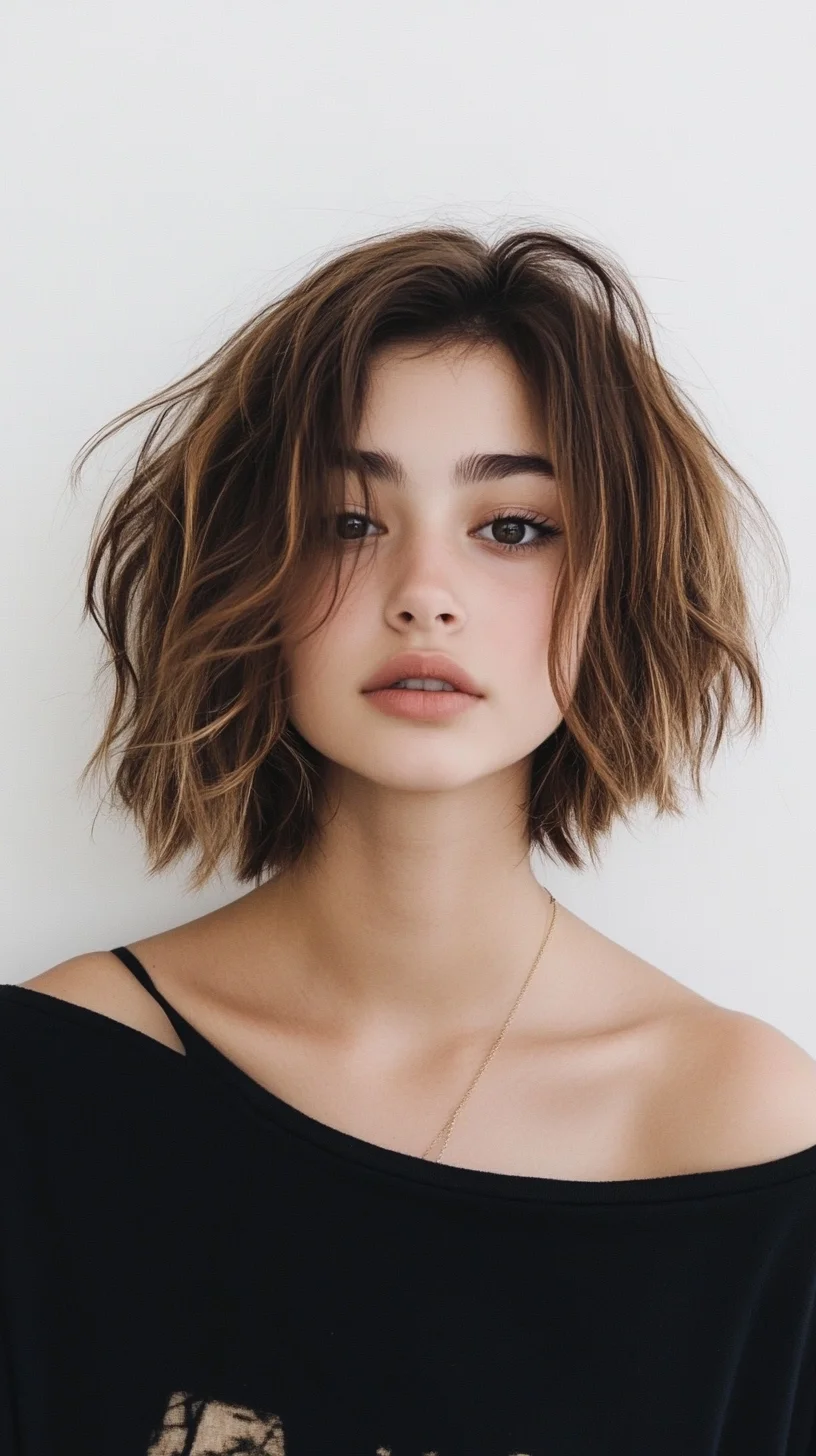 Effortless Waves The Perfect Tousled Bob