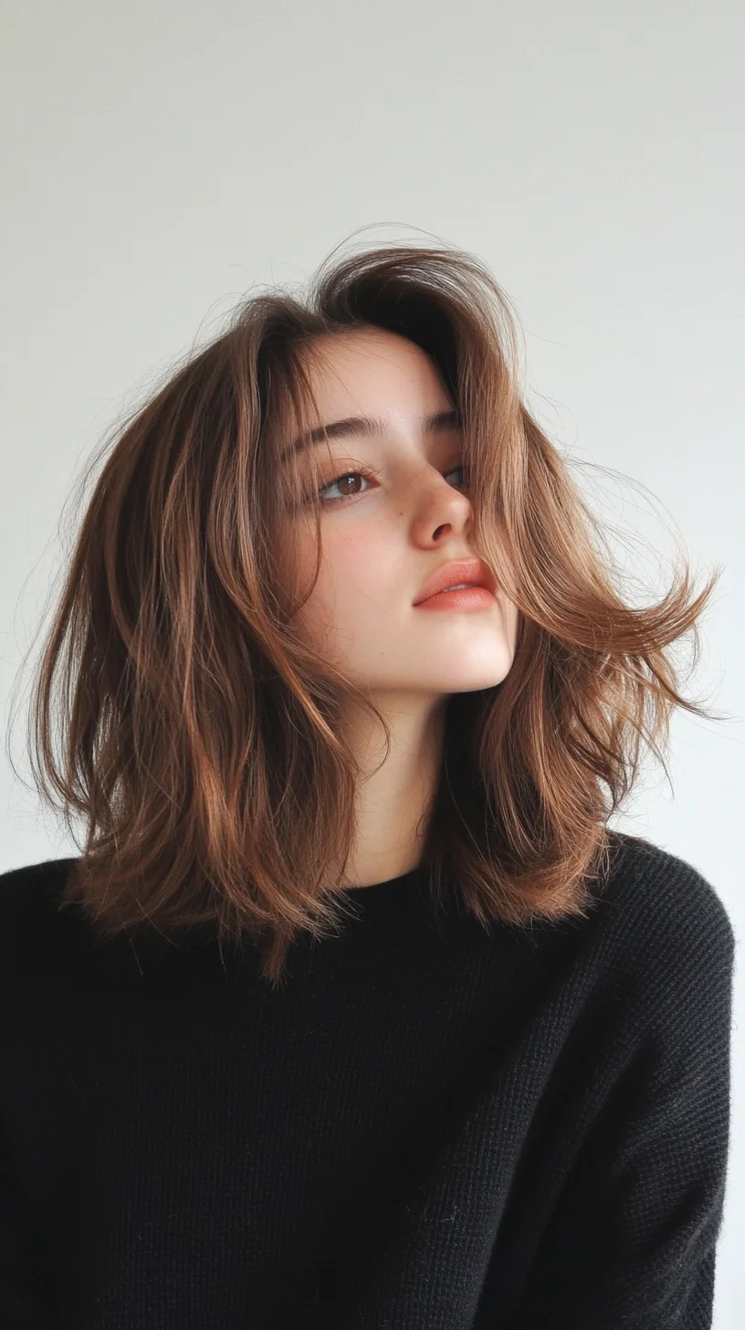 Effortless Waves The Versatile Medium-Length Hairstyle