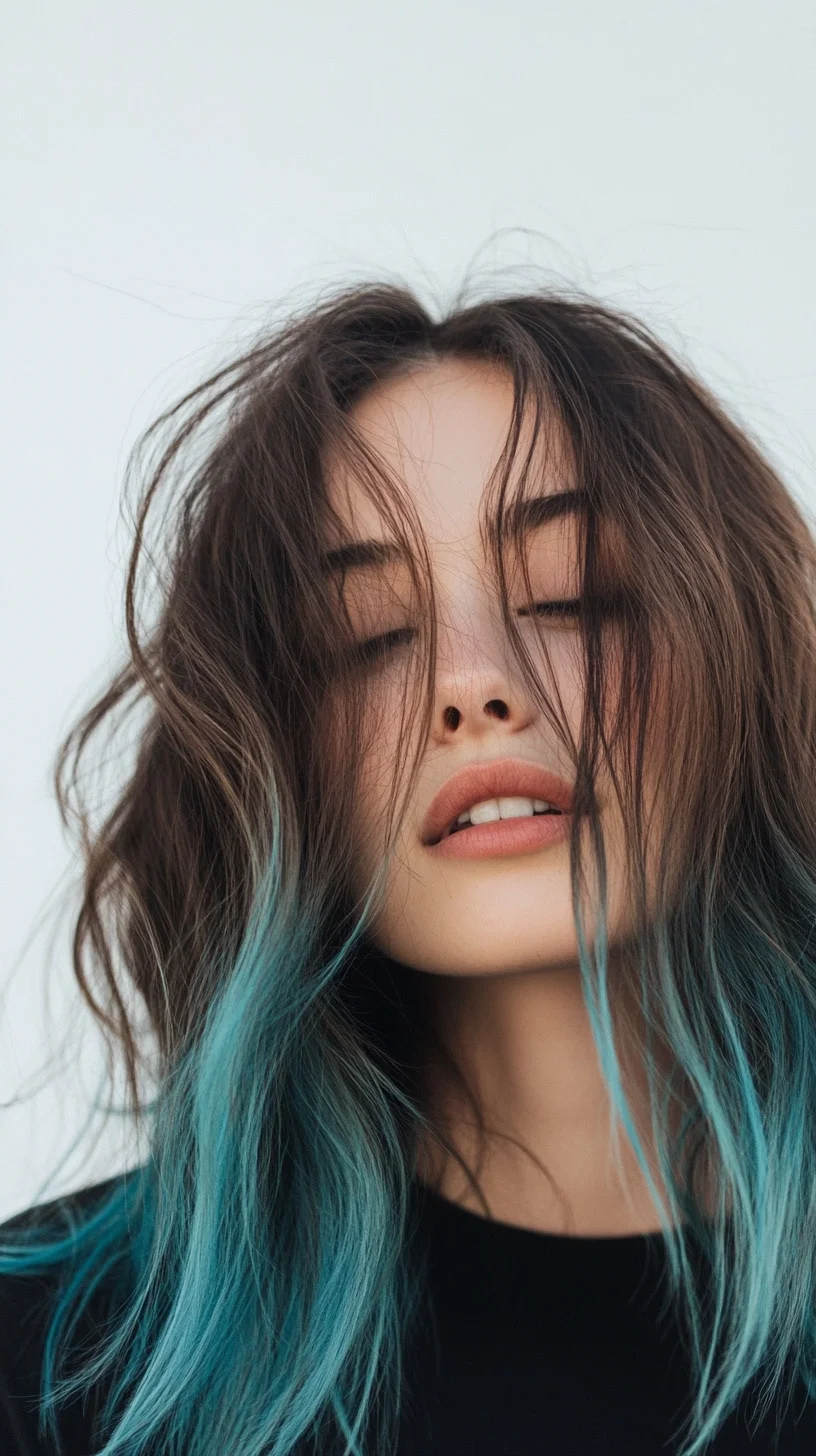 Effortless Waves with a Splash of Color: The Perfect Trendy Look!