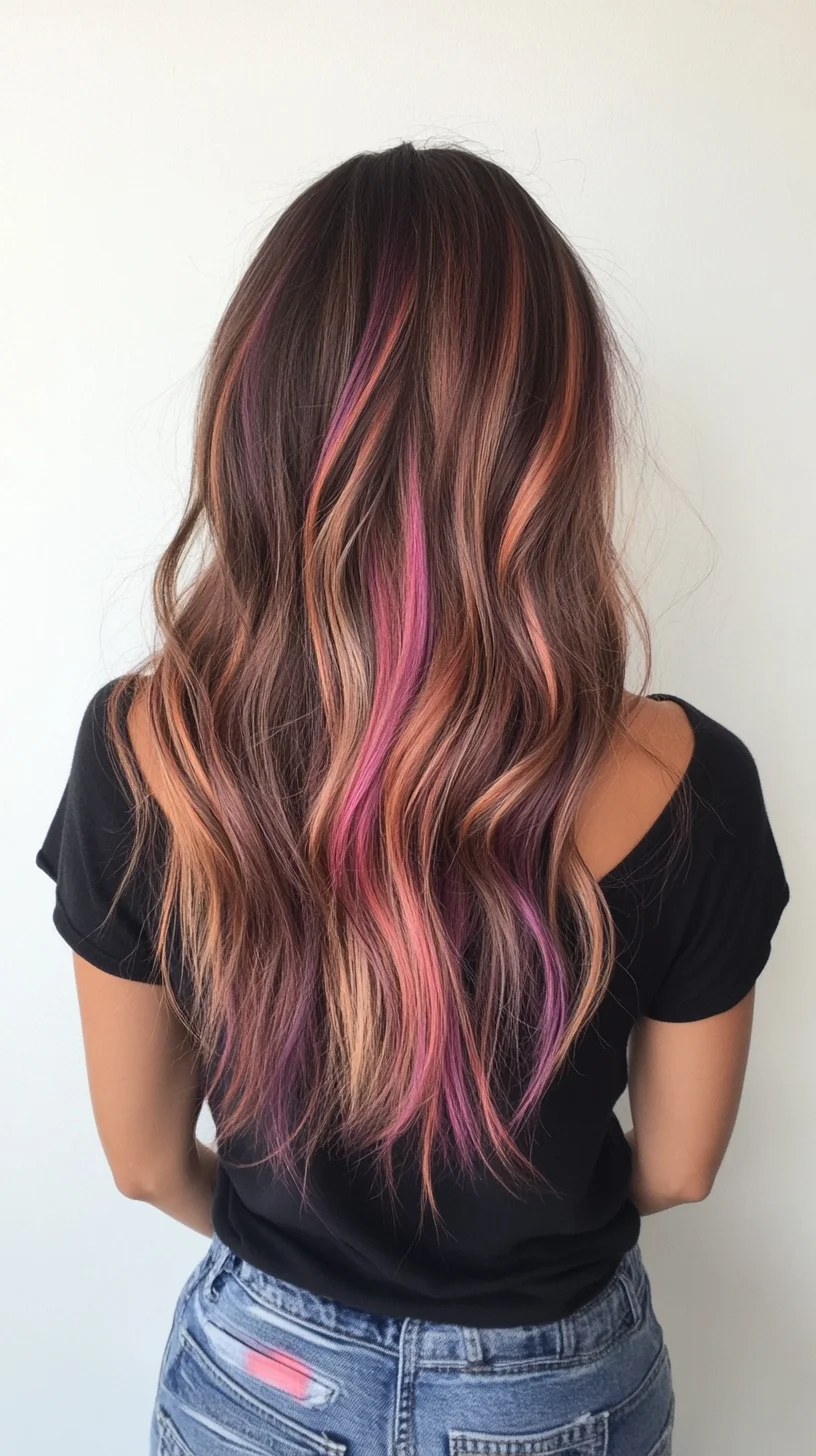 Effortless Waves with Electric Pops of Color