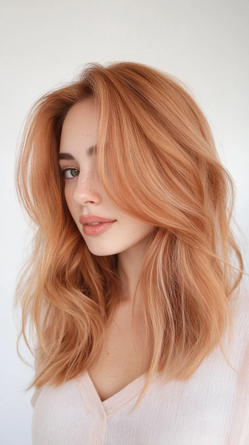 Effortless Waves with Luscious Copper Hues