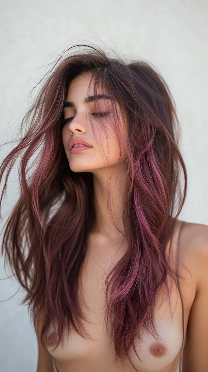 Effortless Waves with Touches of Bold Color for a Boho Chic Vibe