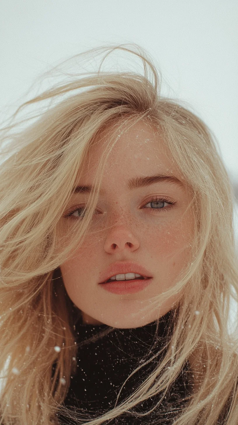 Effortless Winter Waves: Perfectly Tousled Tresses