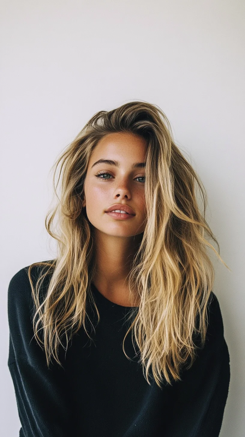 Effortlessly Beachy Waves The Perfect Blend of Casual and Chic