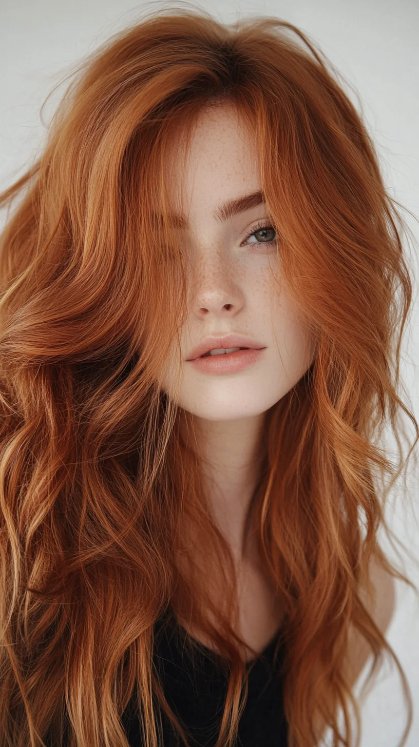 Effortlessly Bold: The Luscious Waves of Rich Copper