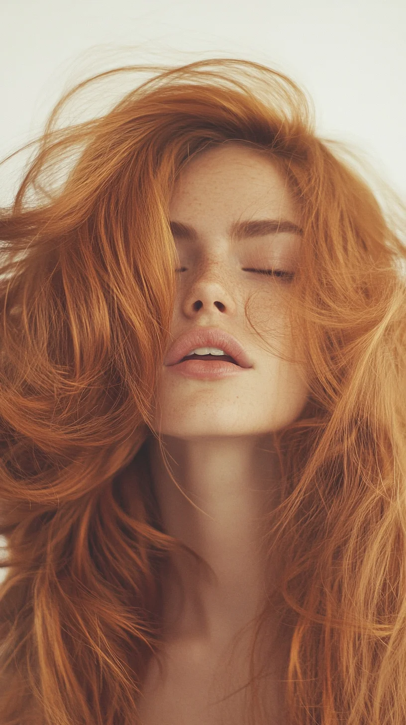 Effortlessly Bold: The Lush, Voluminous Red Mane