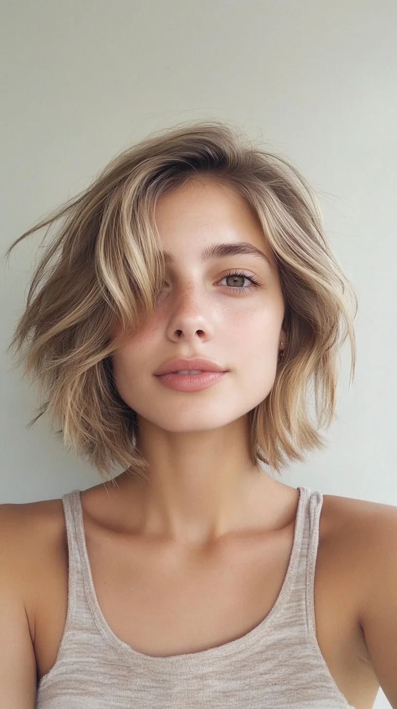 Effortlessly Chic and Textured The Modern Shag Bob