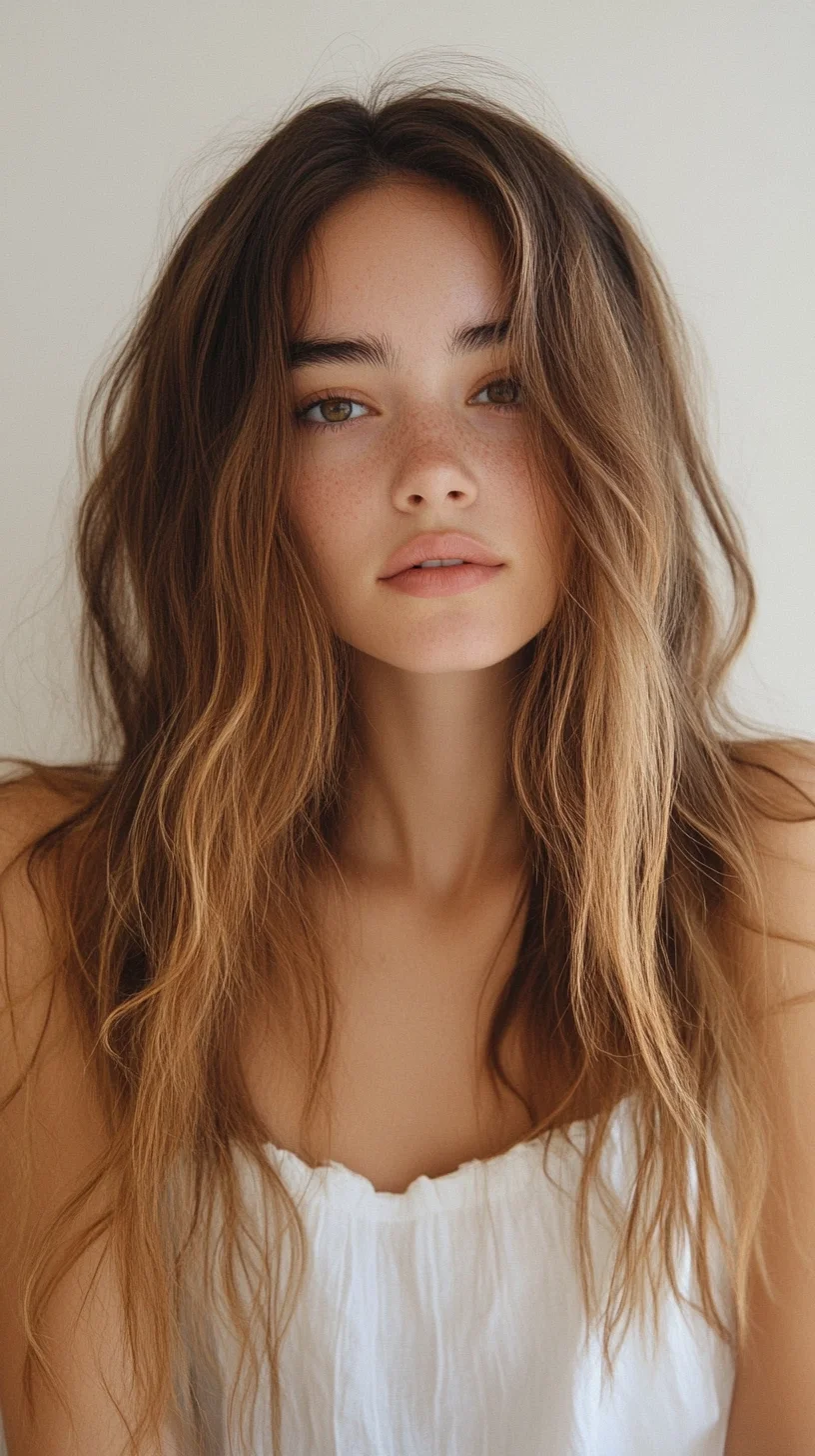 Effortlessly Chic Beach Waves A Perfect Blend of Texture and Volume