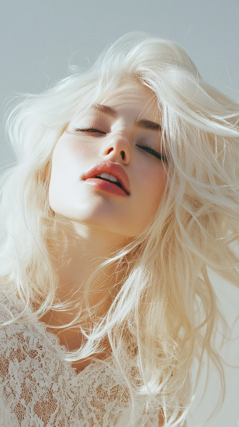 Effortlessly Chic Beach Waves: A Perfect Blend of Texture and Volume