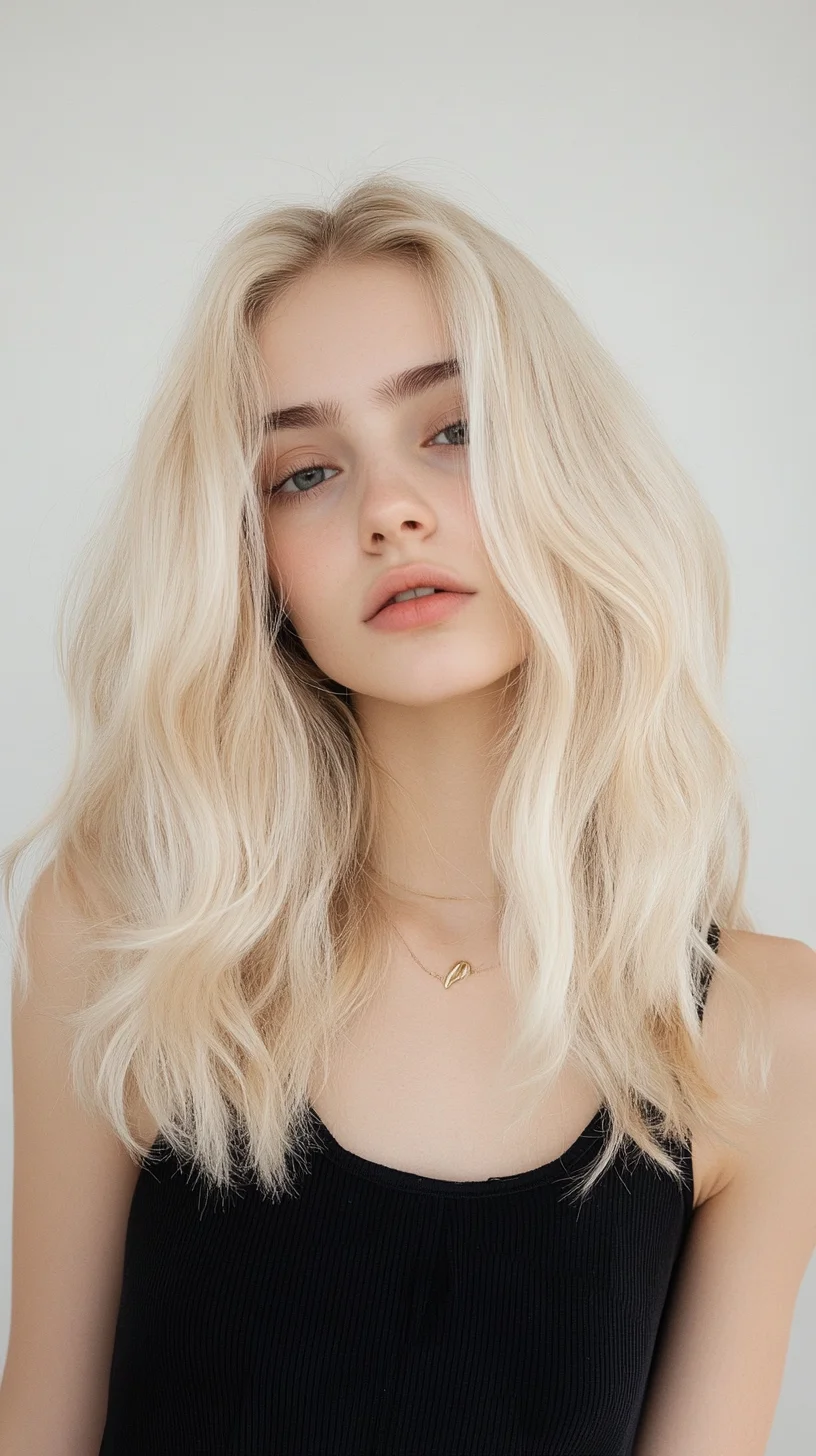 Effortlessly Chic Beach Waves: A Perfect Blend of Texture and Elegance