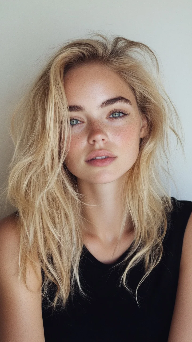 Effortlessly Chic Beach Waves: The Perfect Balance of Texture and Volume