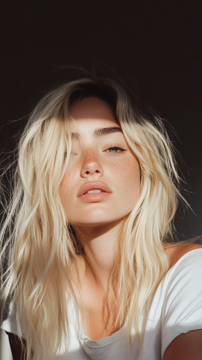 Effortlessly Chic Beach Waves: The Perfect Blend of Texture and Volume