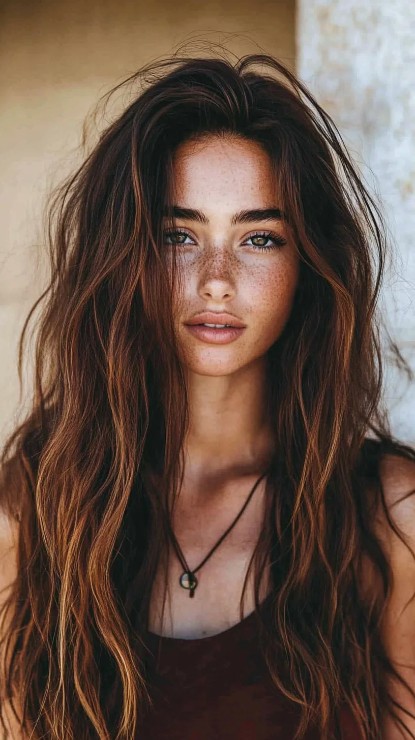 Effortlessly Chic Beach Waves: The Perfect Boho-Inspired Hairstyle