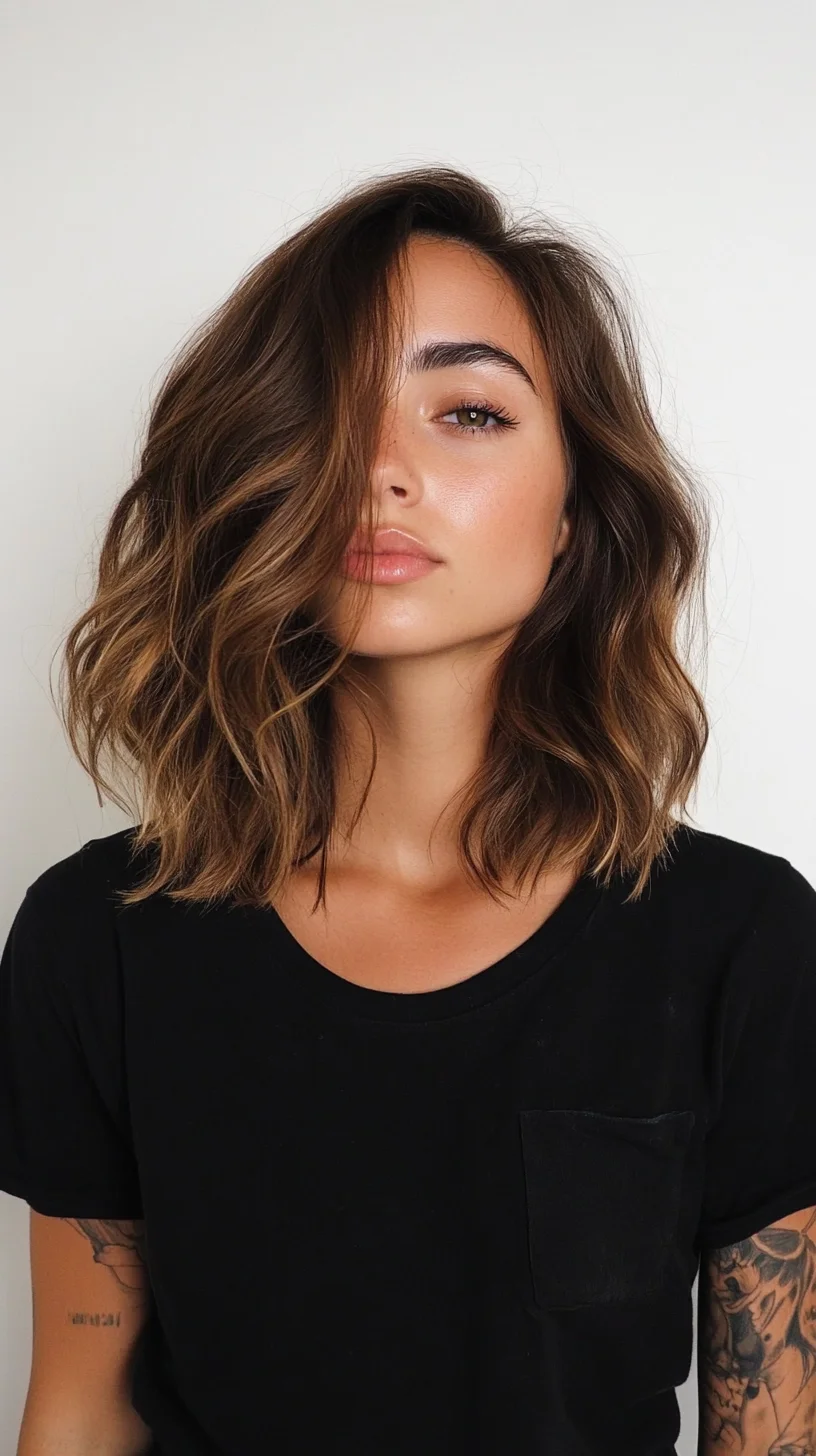 Effortlessly Chic Beach Waves The Perfect Versatile Lob