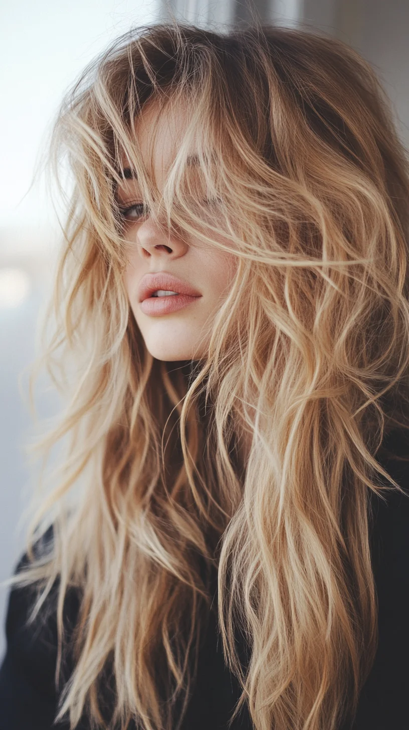 Effortlessly Chic: Beachy Waves for a Natural, Free-Spirited Look