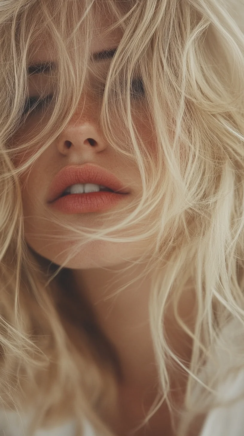 Effortlessly Chic Beachy Waves: The Perfect Messy Hairstyle