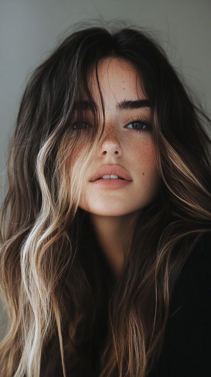 Effortlessly Chic Beachy Waves with a Touch of Sun-Kissed Highlights