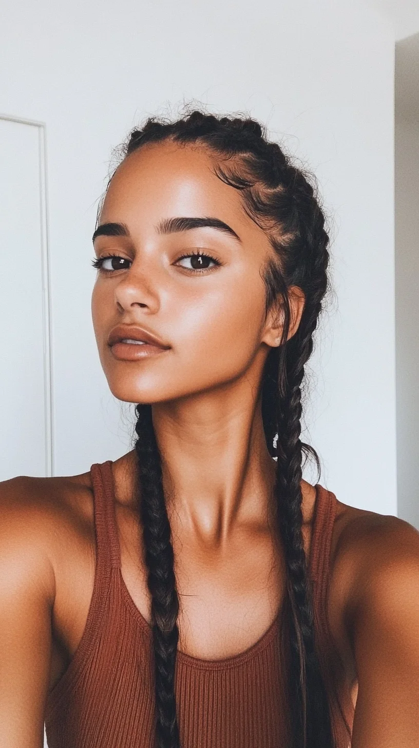 Effortlessly Chic: Braided Perfection That Stays in Place