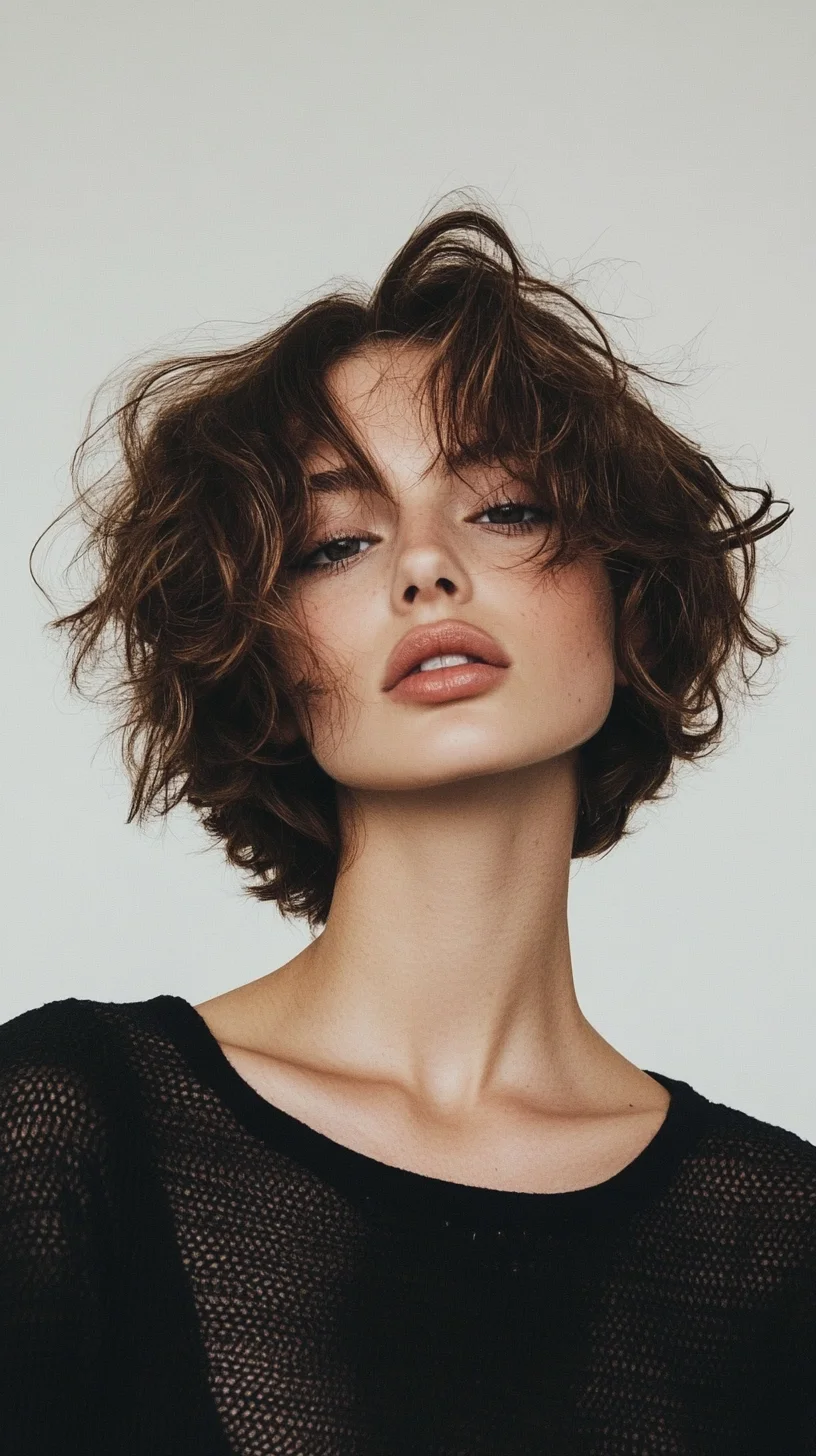 Effortlessly Chic Curly Bob A Modern Twist on Timeless Elegance