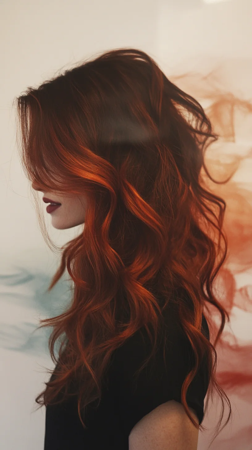 Effortlessly Chic Embrace Luscious, Fiery Waves