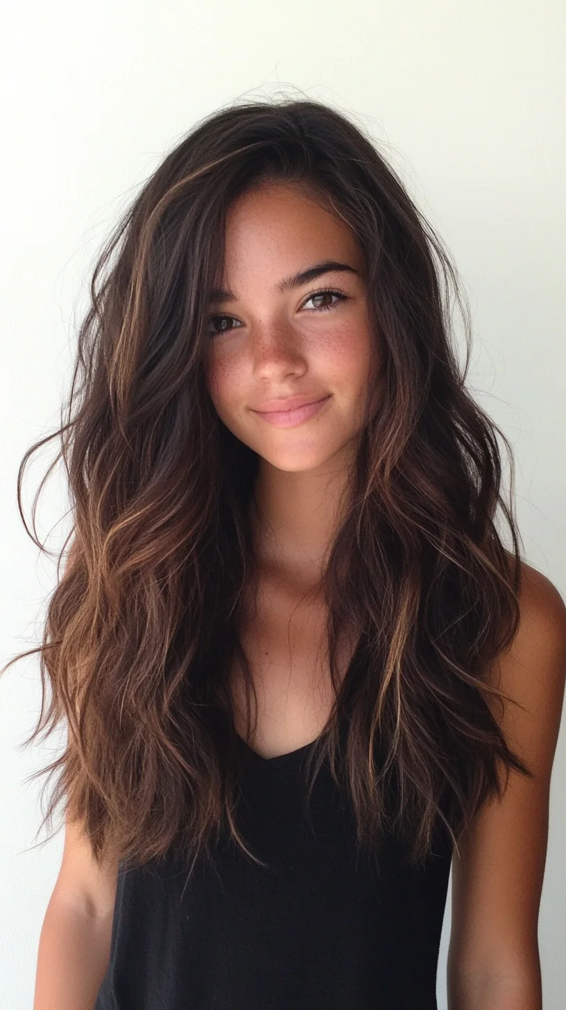 Effortlessly Chic: Embrace the Beachy Waves with Luminous Highlights