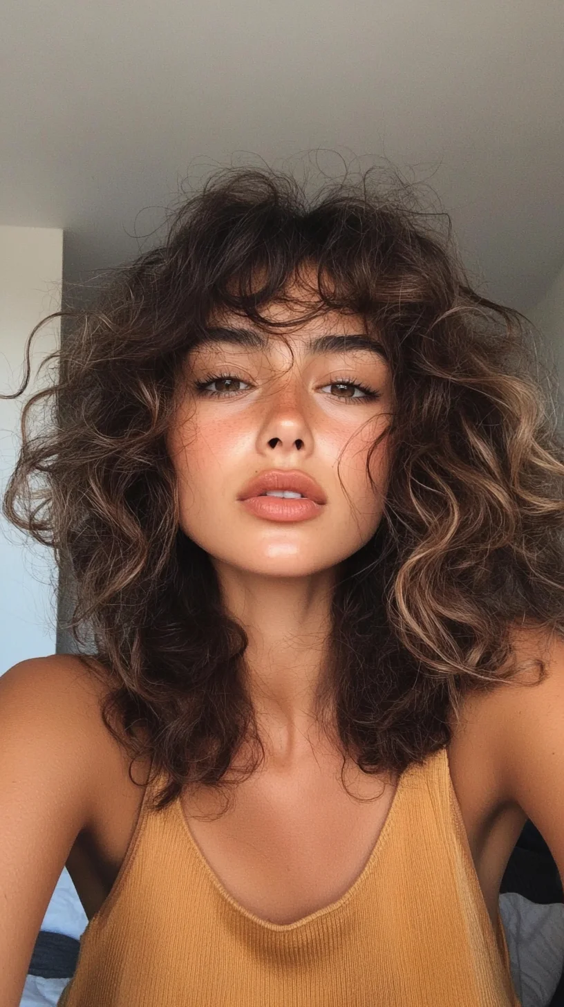 Effortlessly Chic Embrace the Bold Bounce of Curly Layers