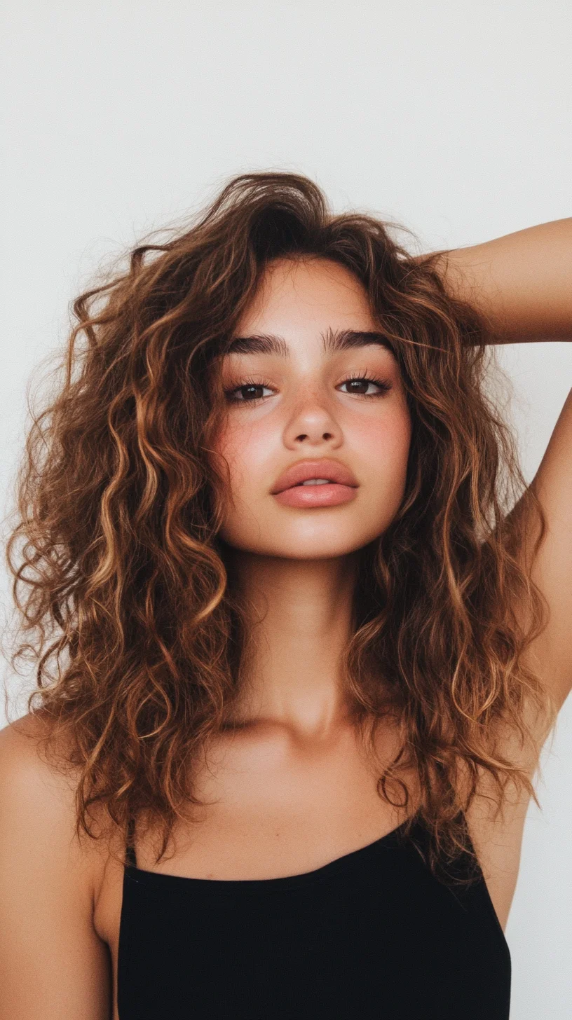 Effortlessly Chic: Embrace the Bouncy, Curly Mane