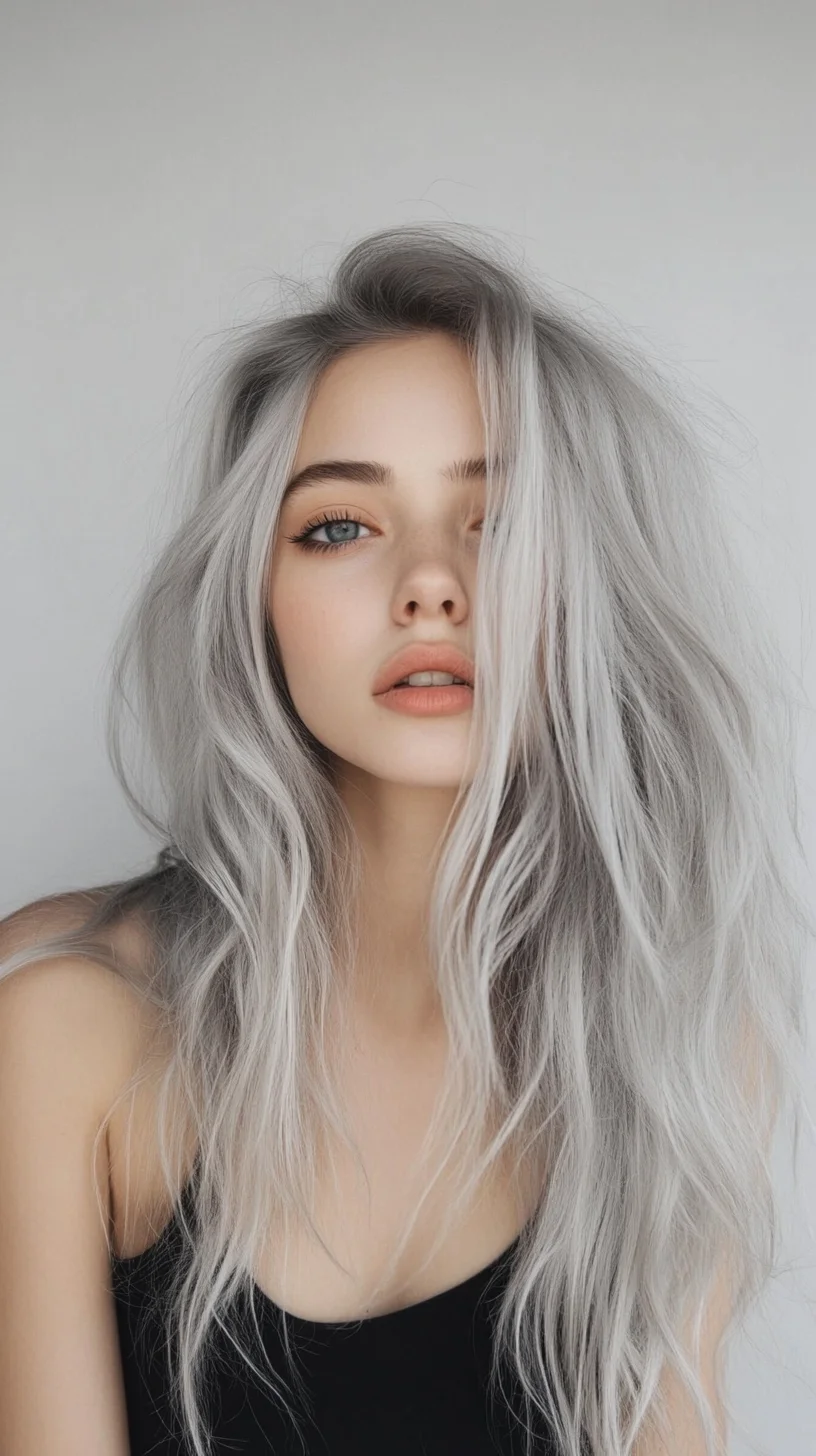 Effortlessly Chic: Embrace the Gorgeous Silver Waves