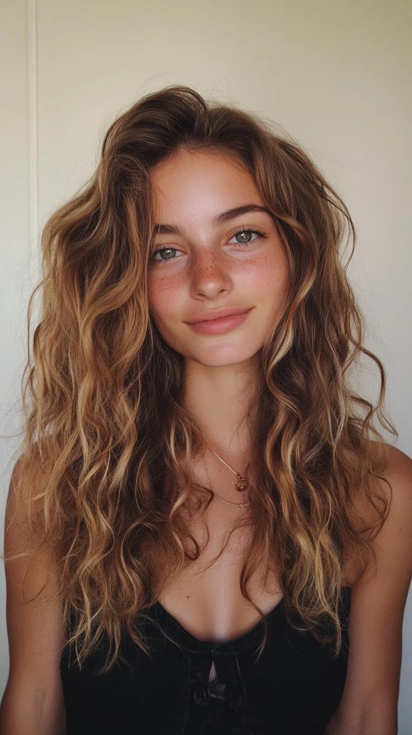 Effortlessly Chic Embrace the Natural Wave with This Lush, Curly Hairstyle