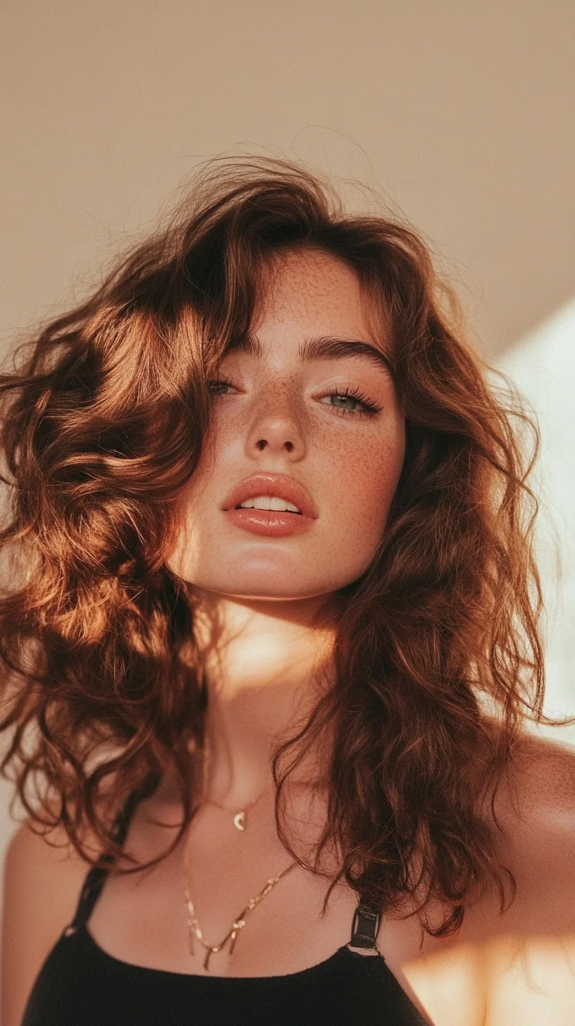 Effortlessly Chic: Embrace the Natural Waves of Loose, Voluminous Hair