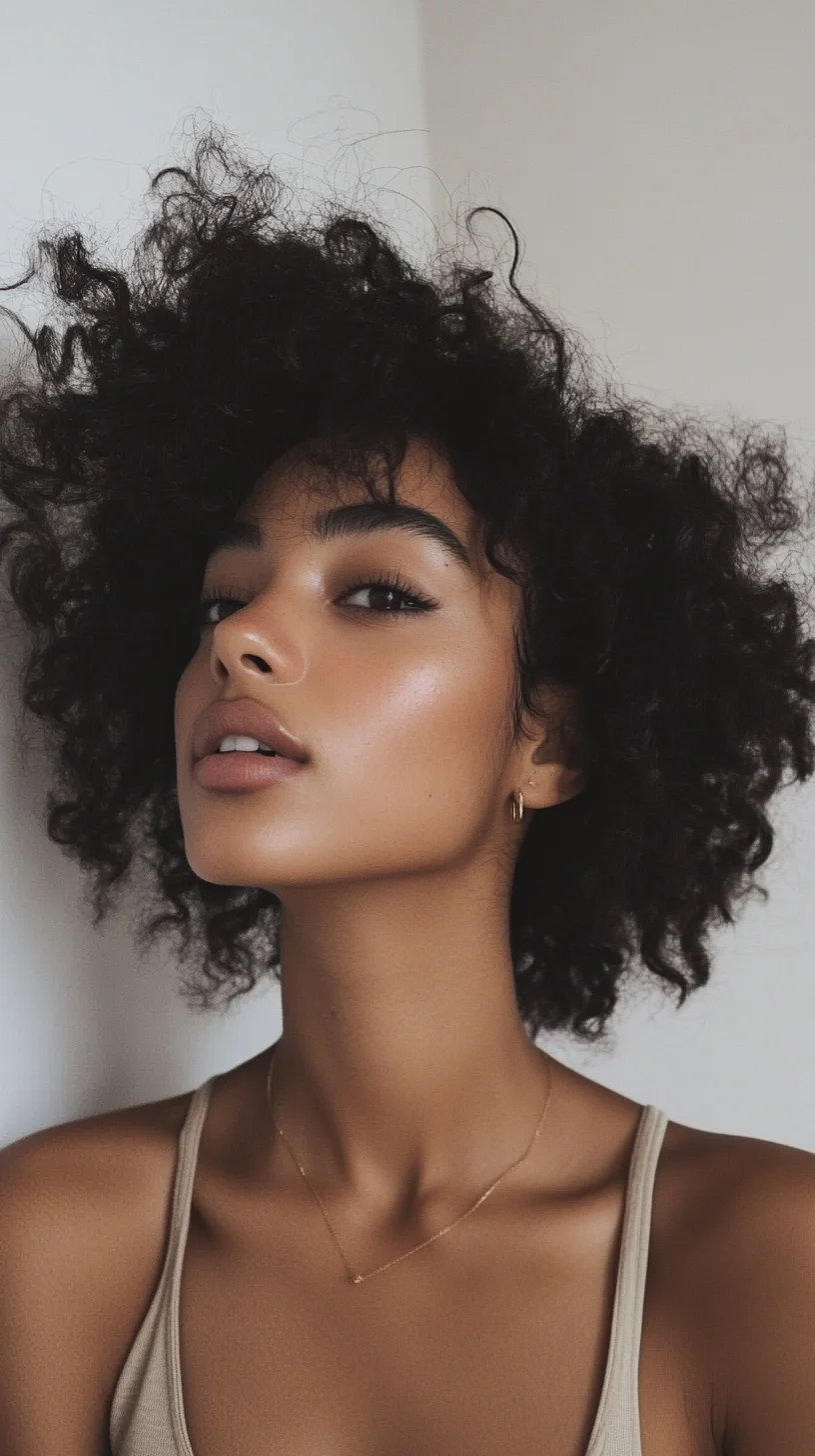 Effortlessly Chic: Embrace the Volume of Natural Curls