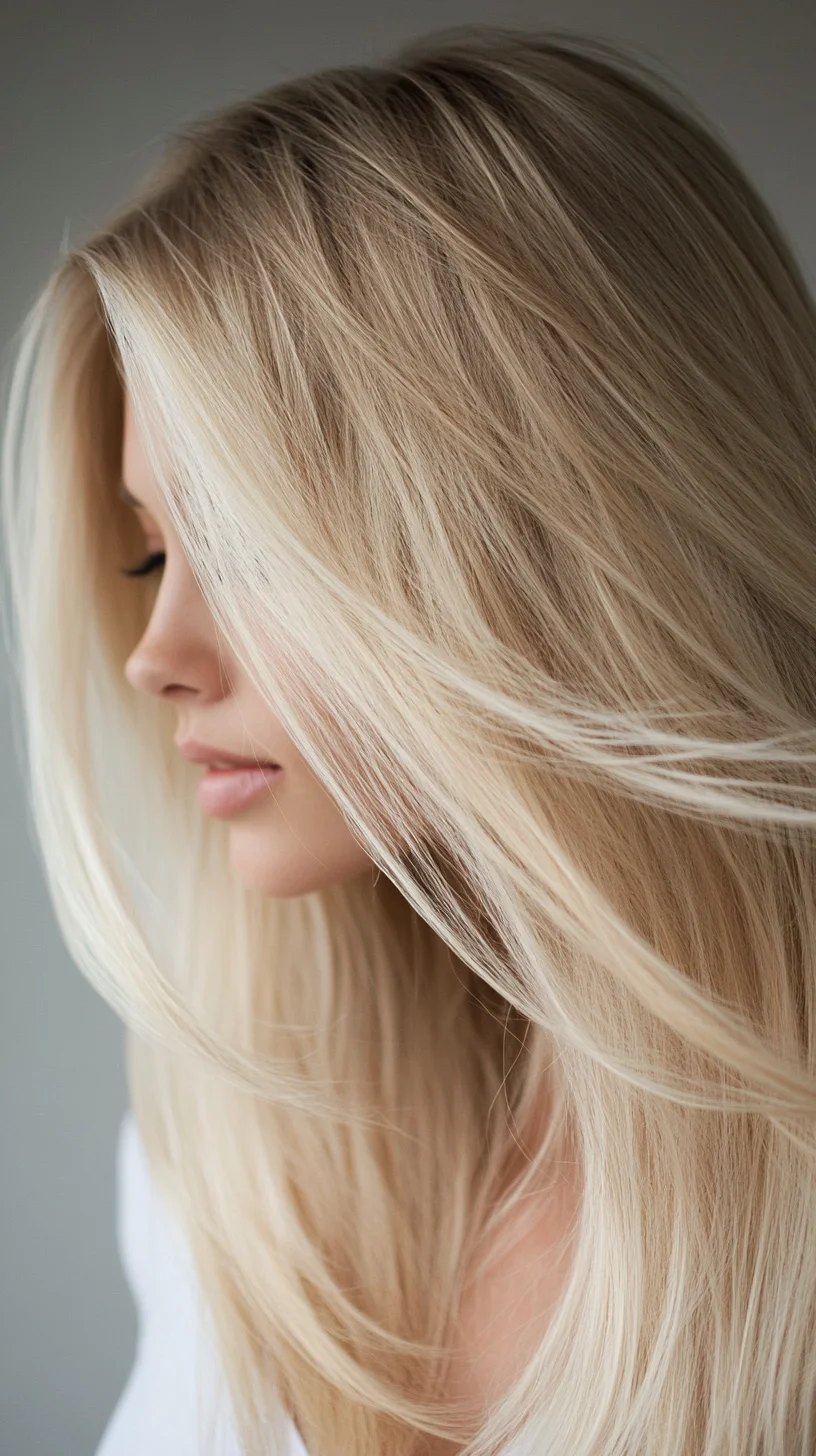 Effortlessly Chic Long Layers: The Perfect Blend of Volume and Shine