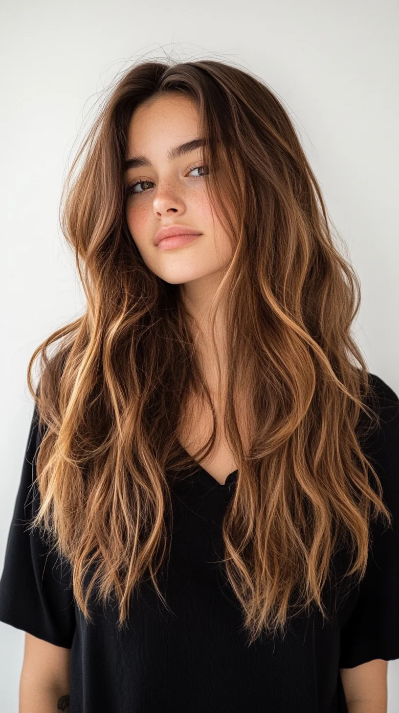 Effortlessly Chic Long Waves With a Sun-Kissed Twist