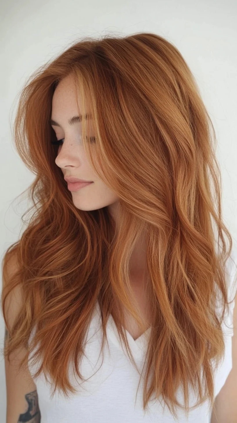 Effortlessly Chic: Luscious Layers for Radiant Red Locks