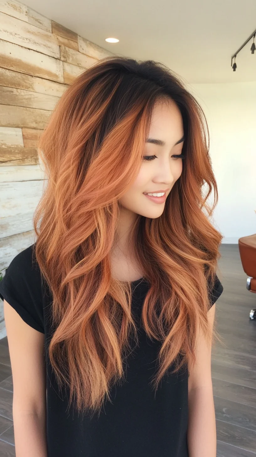 Effortlessly Chic: Luscious Layers with Warm Honey Highlights